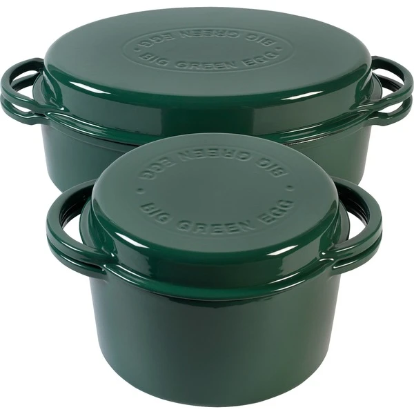 Big Green Egg Dutch Oven Grün, Rund, 4 Liter, Topf 1 Big Green Egg Dutch Oven Grün, Rund, 4 Liter, Topf
