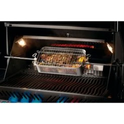 Napoleon Edelstahl Drehspieß-Grillkorb 9 Napoleon Edelstahl Drehspieß-Grillkorb -Küchengrill Geschäft Napoleon Edelstahl Drehspie Grillkorb@@1872860 4