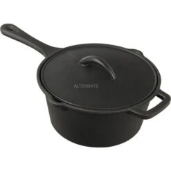Napoleon Gusseiser Soßentopf Mit Deckel, Pfanne