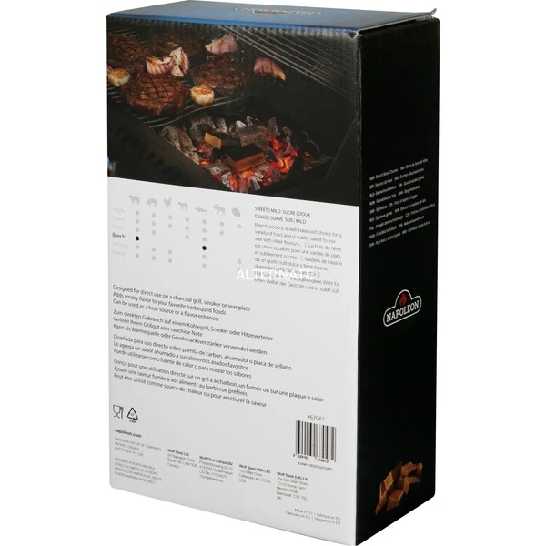 Napoleon Holz-Räucherchunks Buche, Räucherchips 2 Napoleon Holz-Räucherchunks Buche, Räucherchips – Bild 2