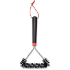 Weber Dreiseitige Grillbürste 6277, Mit Edelstahlborsten, 30cm, Grill-Reinigungsbürste -Küchengrill Geschäft Weber Dreiseitige Grillb rste 6277 mit Edelstahlborsten 30cm Grill Reinigungsb rste@@1694212 2