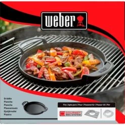 Weber Gourmet BBQ System Pfan­nen­ein­satz 7421, Grillplatte -Küchengrill Geschäft Weber Gourmet BBQ System Pfan nen ein satz 7421 Grillplatte@@1014932 4